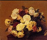 Roses XII by Henri Fantin-Latour